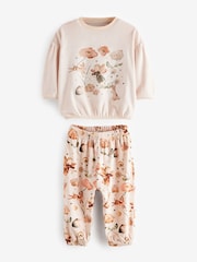Neutral Cream Fairy Cosy Fleece Pyjamas (9mths-10yrs) - Image 5 of 8
