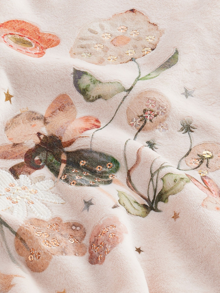 Neutral Cream Fairy Cosy Fleece Pyjamas (9mths-10yrs) - Image 8 of 8