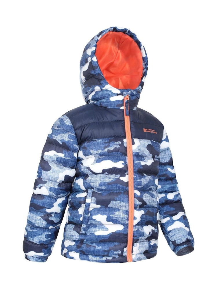 Mountain Warehouse Orange Seasons Kids Printed Water-Resistant Padded Jacket - Image 2 of 5