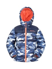 Mountain Warehouse Orange Seasons Kids Printed Water-Resistant Padded Jacket - Image 3 of 5