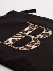 Leopard Print Initial Pouch - Image 5 of 5