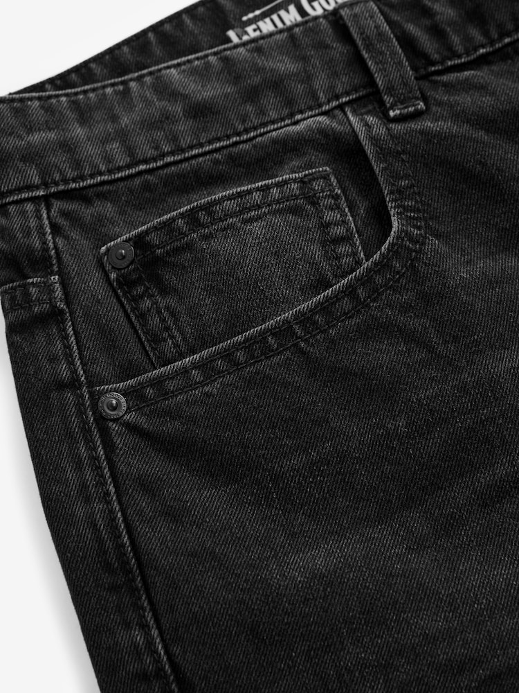 Noir délavé - Coupe ample - Jean authentique 100% coton - Image 3 of 6
