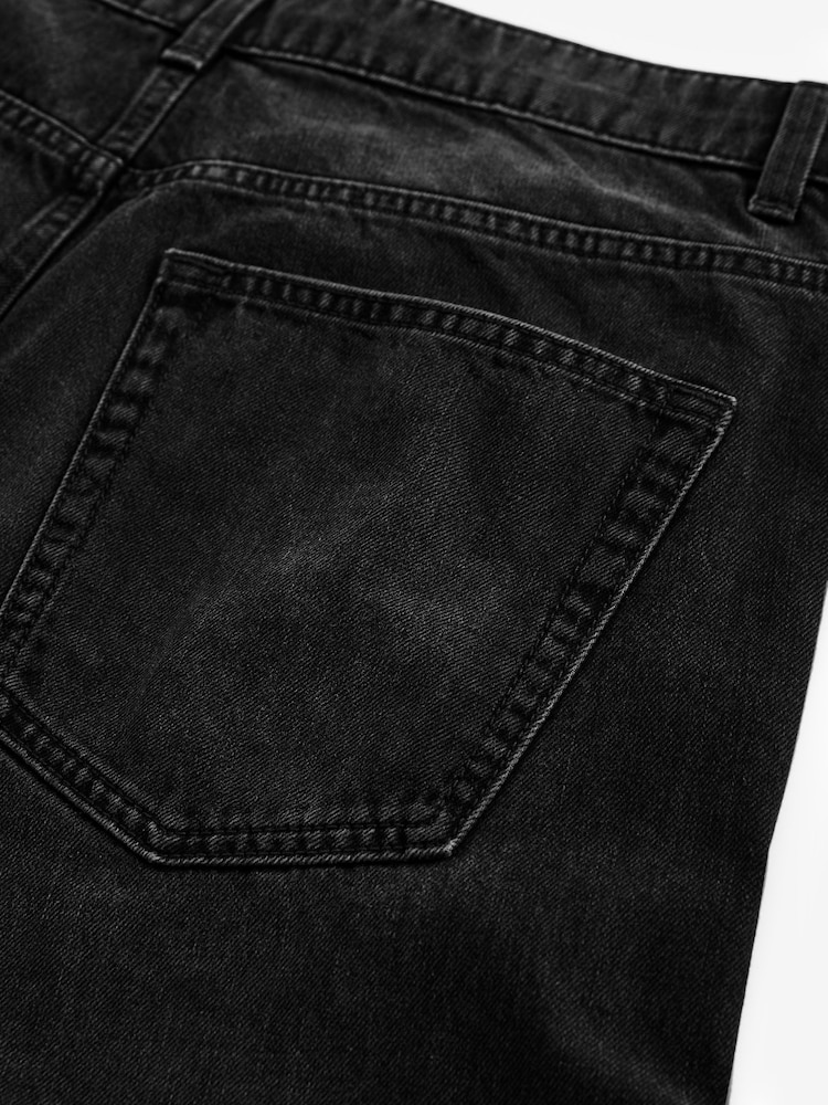 Noir délavé - Coupe ample - Jean authentique 100% coton - Image 5 of 6