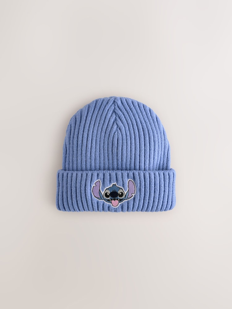 Blue Stitch Beanie Hat (3-16yrs) - Image 1 of 3