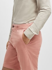 BOSS Pink Slim Fit Stretch Cotton Chino Shorts - Image 4 of 5