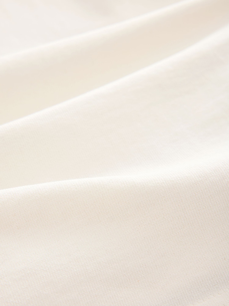 Porzellan/Weiß - Bequeme Passform - Langärmliges T-Shirt aus 100 % schwerer Baumwolle - Bild 6 von 6 Porzellan/Weiß - Bequeme Passform - Langärmliges T-Shirt aus 100 % schwerer Baumwolle - Bild 6 von 6