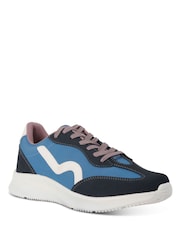 Azul - Regatta Lady Marine Retro Trainers - Imagen 2 de 6