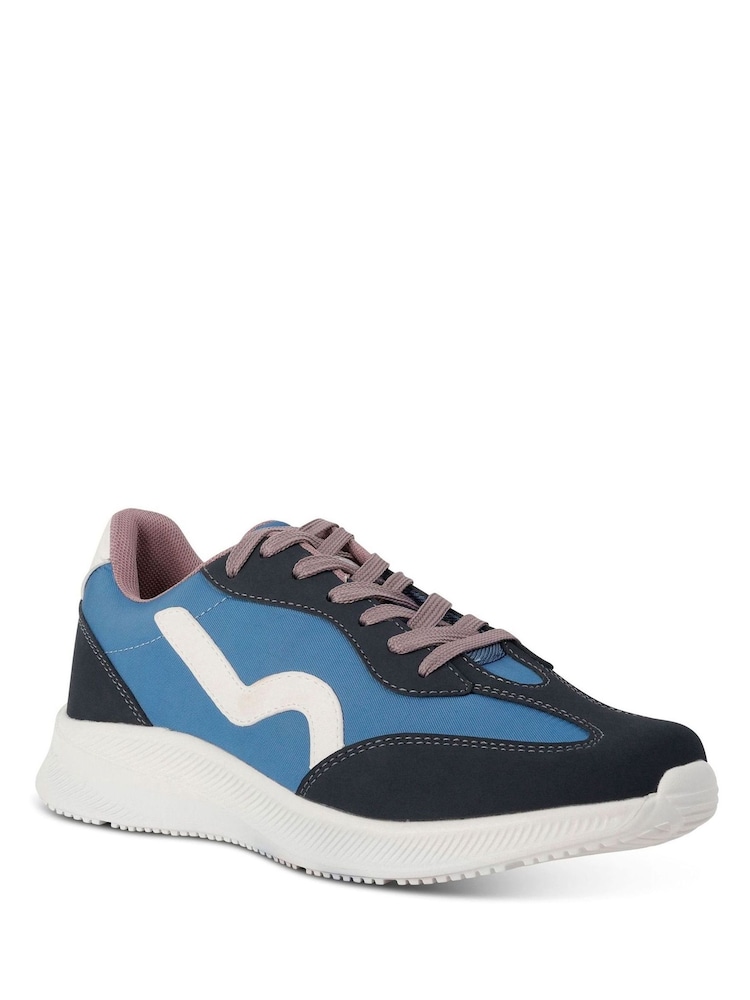 Azul - Regatta Lady Marine Retro Trainers - Imagen 2 de 6