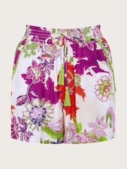 Monsoon Natural Arissa Print Shorts - Image 5 of 5