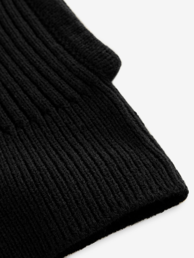 Black Knitted Balaclava (1-13yrs) - Image 2 of 3