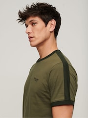 Superdry Green Essential Logo Retro T-Shirt - Image 3 of 6