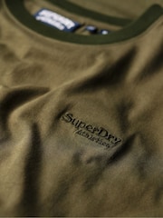 Superdry Green Essential Logo Retro T-Shirt - Image 6 of 6