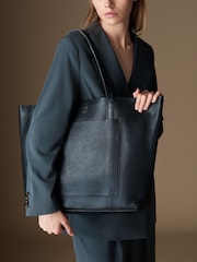 OSPREY LONDON The Vintage Leather Santa Fe Tote Bag - Image 1 of 7