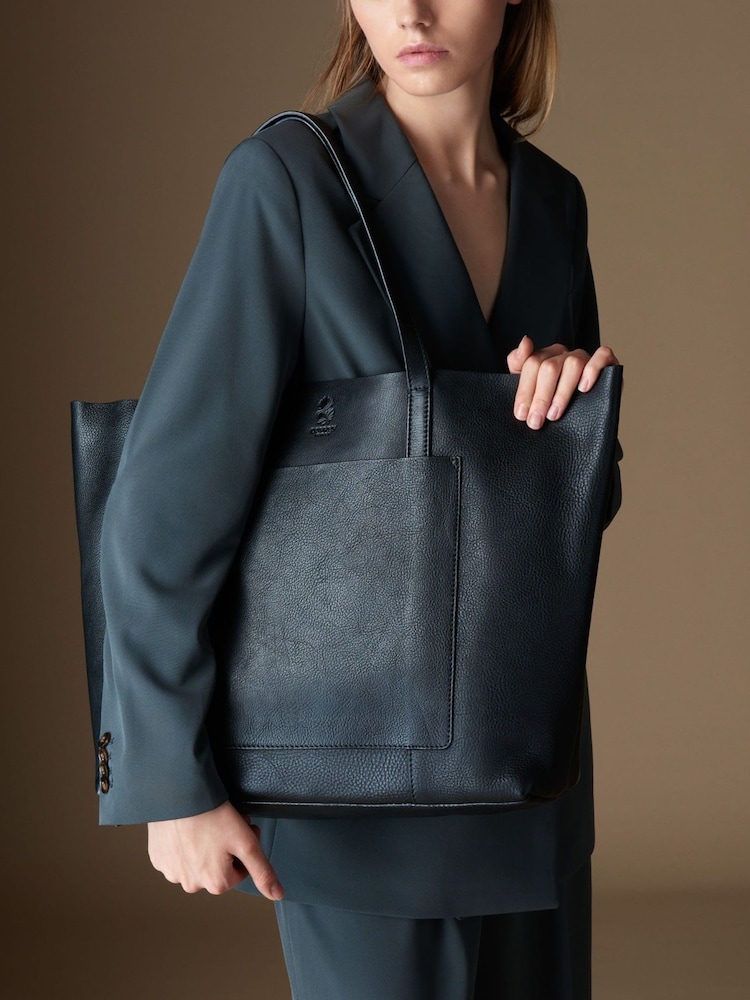OSPREY LONDON The Vintage Leather Santa Fe Tote Bag - Image 1 of 7
