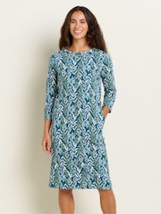 Brakeburn Green 100% Cotton Willow Dress - Image 1 of 4