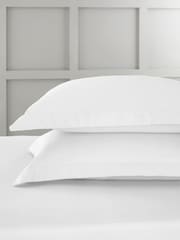 Bianca Set of 2 400 Thread Count 100% Cotton Sateen Oxford Pillowcases - Imagen 1 de 4