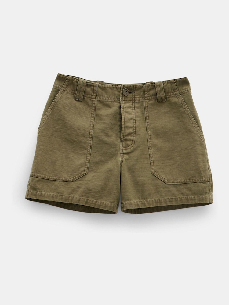 Grün - Hush – Kia – Shorts aus 100 % Baumwolle mit Waschung - Bild 5 von 5