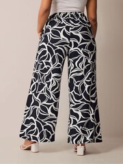Evans Wide Leg Air Flow White Ground	Trousers - Image 5 of 6