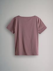 The Set Black/Grey/Pink 3 Pack 100% Cotton Short Sleeve Pyjamas - Image 13 of 16