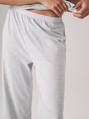 The Set Black/Grey/Pink 3 Pack 100% Cotton Short Sleeve Pyjamas - Image 5 of 16