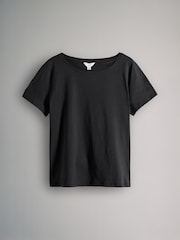 The Set Black/Grey/Pink 3 Pack 100% Cotton Short Sleeve Pyjamas - Image 6 of 16