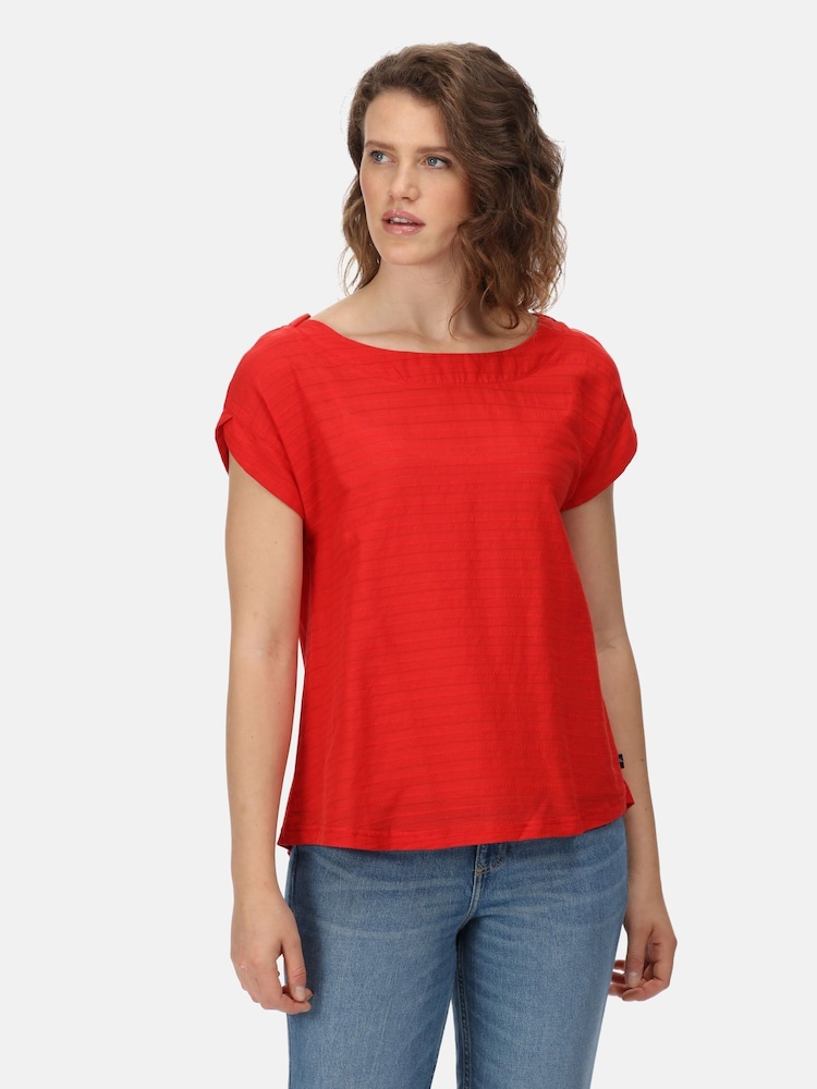 Regatta Red Adine Curved Hem T-Shirt - Image 1 of 8