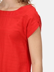 Regatta Red Adine Curved Hem T-Shirt - Image 4 of 8