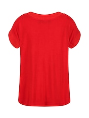 Regatta Red Adine Curved Hem T-Shirt - Image 6 of 8