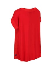 Regatta Red Adine Curved Hem T-Shirt - Image 8 of 8