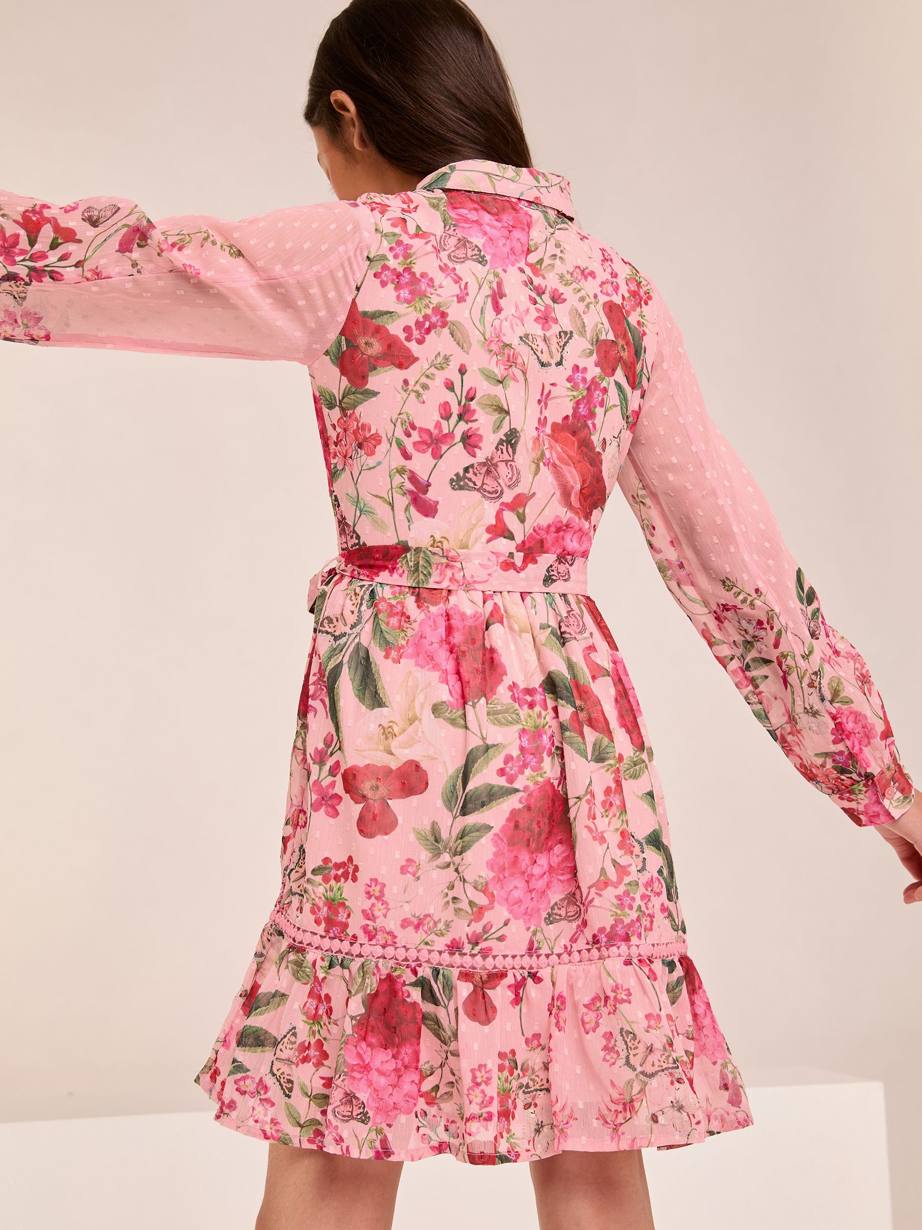Chiffon shirt dress cheap