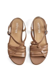 Hotter Brown Regular Fit Sienna Buckle Sandals - Image 2 of 3