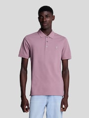 Lyle & Scott Pink Tonal Eagle Polo Shirt - Image 1 of 5