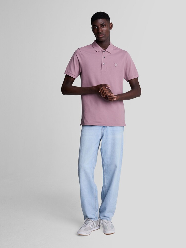 Lyle & Scott Pink Tonal Eagle Polo Shirt - Image 2 of 5