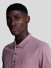 Lyle & Scott Pink Tonal Eagle Polo Shirt - Image 4 of 5
