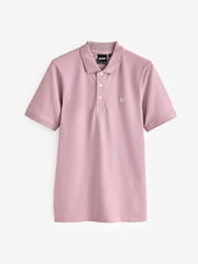 Lyle & Scott Pink Tonal Eagle Polo Shirt - Image 5 of 5