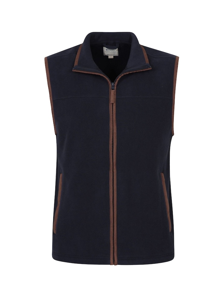 Mountain Warehouse Blue Mens Rove Fleece Gilet - Image 5 of 5 Mountain Warehouse Blue Mens Rove Fleece Gilet - Image 5 of 5
