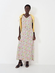 Crew Clothing White Beach V-Neck Midi Dress - Image 1 of 5