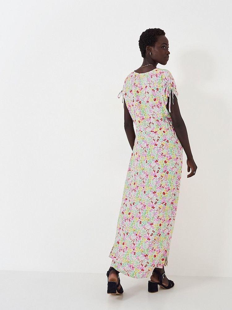 Crew Clothing White Beach V-Neck Midi Dress - Image 2 of 5