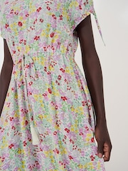 Crew Clothing White Beach V-Neck Midi Dress - Image 4 of 5