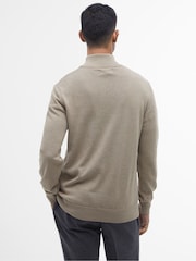 Barbour® Green 100% Cotton Quarter Zip Jumper - Image 2 of 6