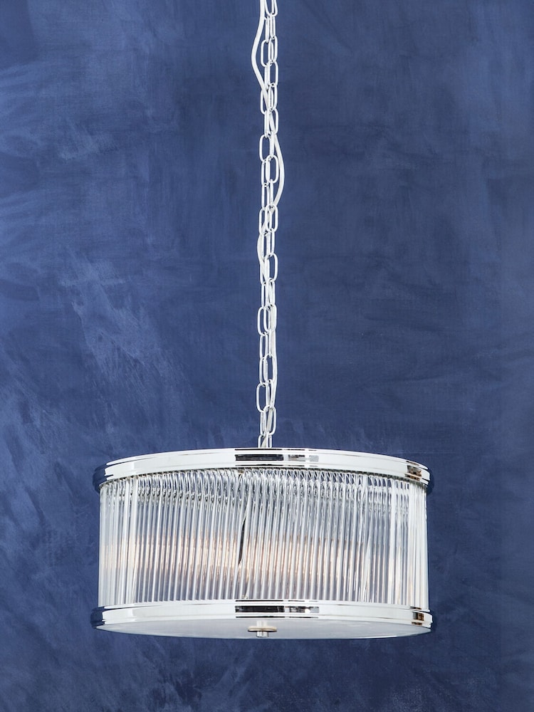 Interiors by Premier Silver Kensington Townhouse Pendant Light - Image 1 of 4