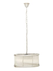 Interiors by Premier Silver Kensington Townhouse Pendant Light - Image 3 of 4