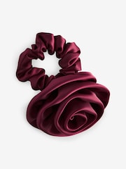Burgundy Red Corsage Scrunchie 1 Pack - Image 2 of 2