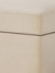 Jay-Be Brushed Twill Linen Cream Brushed Twill Linen Footstool Bed - Image 4 of 6