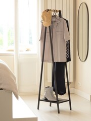 Brabantia Matt Black Linn Clothes Rack Compact - Image 1 of 6