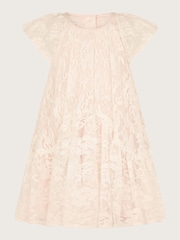 Monsoon Pink Baby Annette Lace Dress - Image 1 of 3