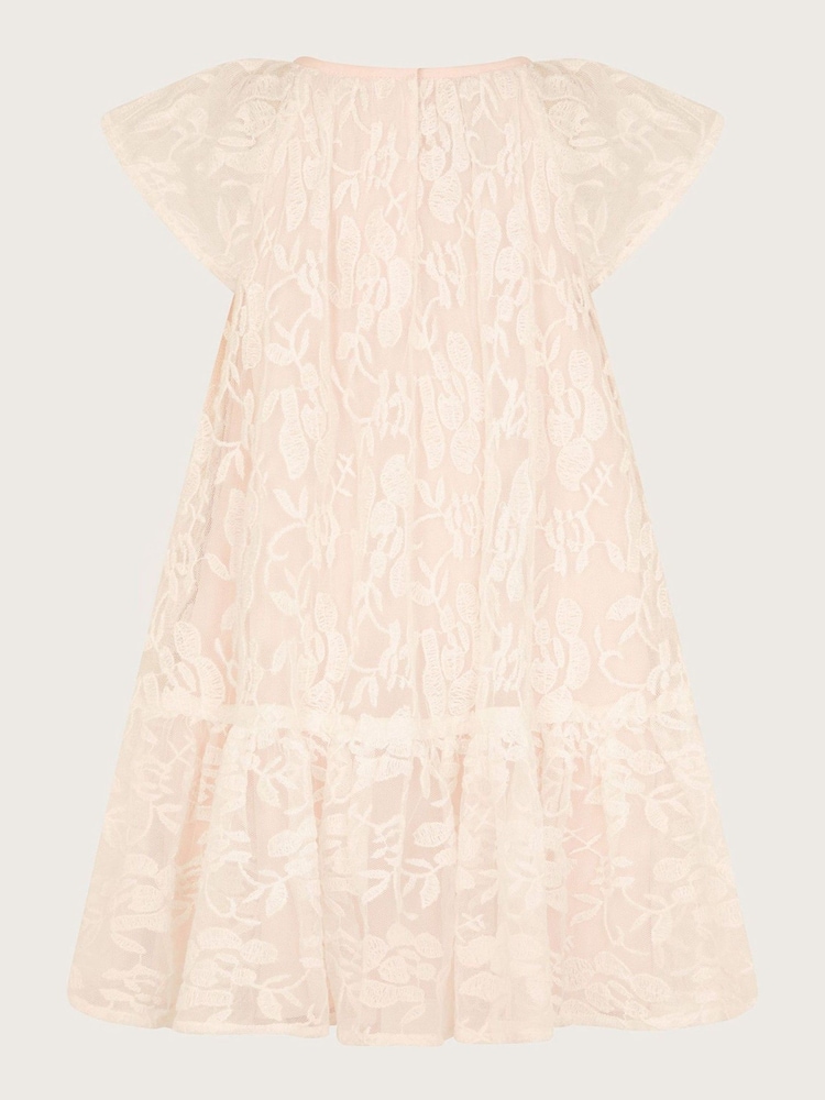 Monsoon Pink Baby Annette Lace Dress - Image 2 of 3