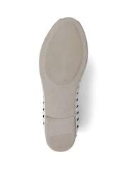 Pavers White Pavers Leather Open Toe Ballet Flats - Image 5 of 6