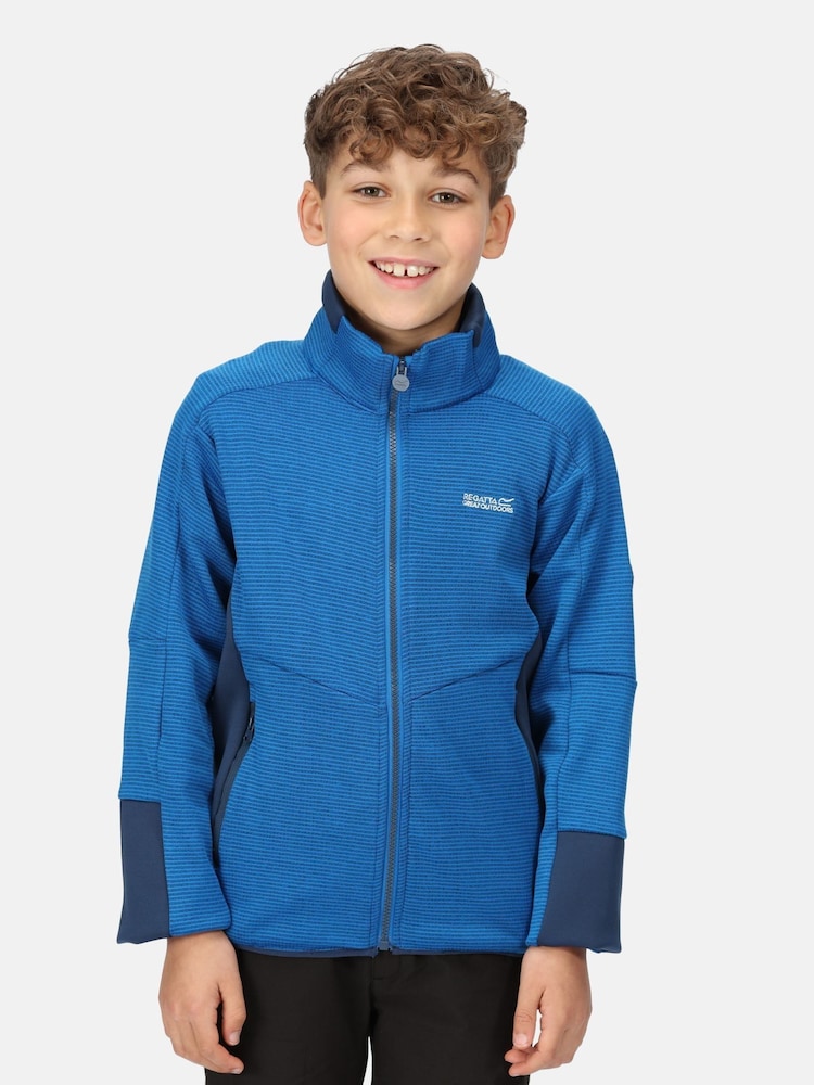 Regatta Blue Junior Highton Winter Full Zip Fleece - Image 2 of 7
