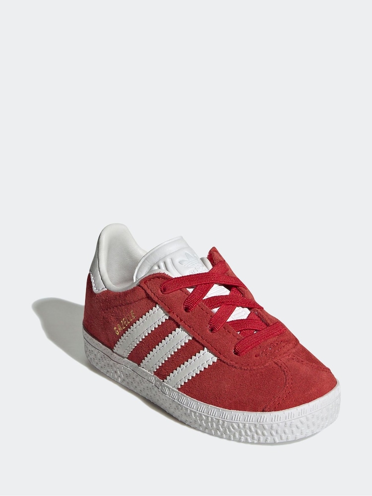 rdeča - adidas originals Gazelle Comfort zaprtje elastične trenerji - Slika 2 iz 8 rdeča - adidas originals Gazelle Comfort zaprtje elastične trenerji - Slika 2 iz 8